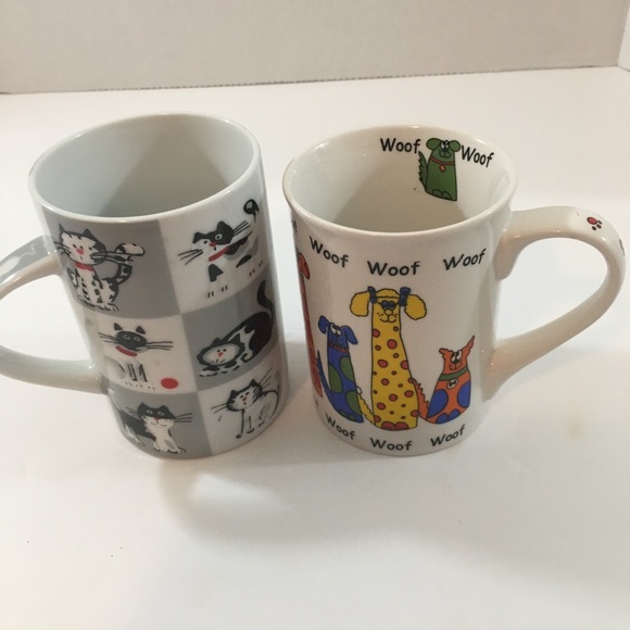 Set of dog and cat mugs - Picture 2 of 10